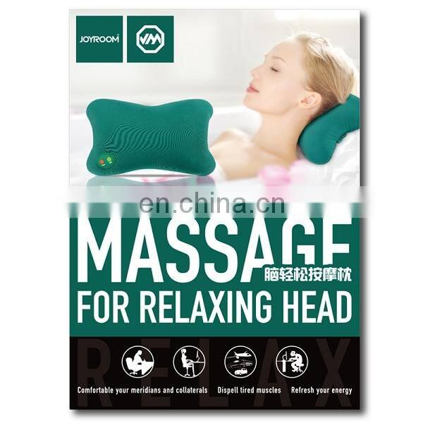 Auto House Dual Use Car Seat Massage Cushion Multifunctional Massager Leg Lumbar Cervical Neck Back Pillow for Relaxing Head