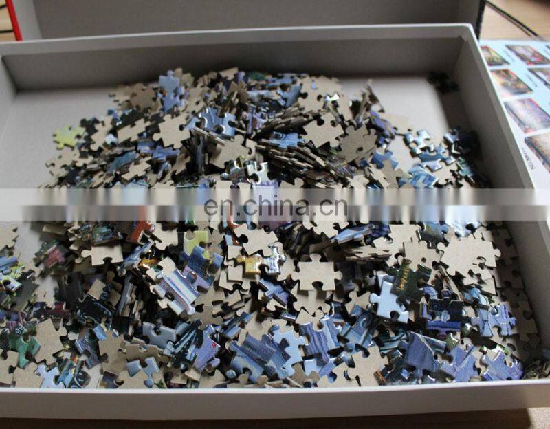 Custom photo 500pcs cardboard jigsaw puzzles for kids