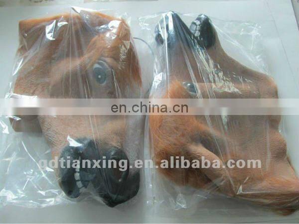 Fashion Funny Natural Klipdas Rabbit Party Colorful Latex Rubber Full Head Masks