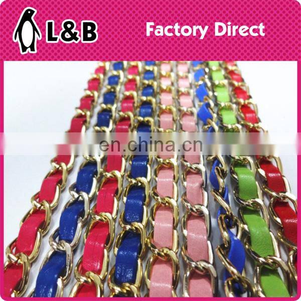 wholesale decoration chain pear beaded long chain gold black beads chains