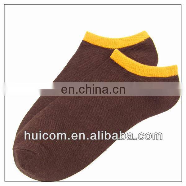 Mens Black White Sock With Stripe Pattern
