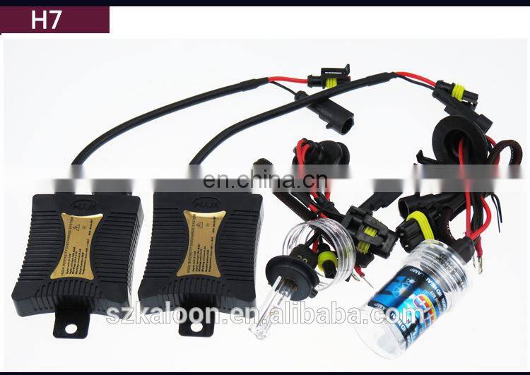 hid kit xenon 35w 55w with super slim ballast h1 h3 h7 h9 6000k auto conversion xenon kit