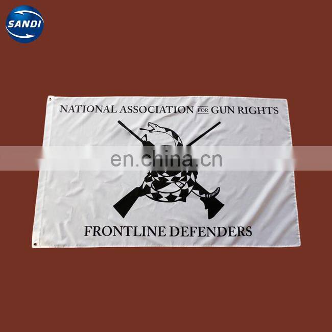 Outdoor heat sublimation knitting fabric national safety flag