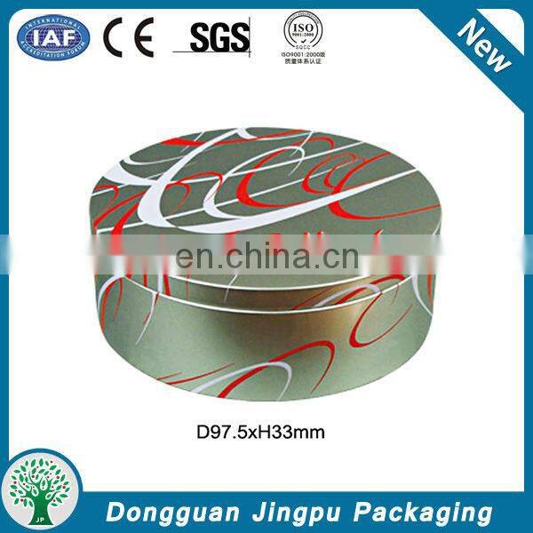 Luxury moistureproof metal t-shirt packaging tube