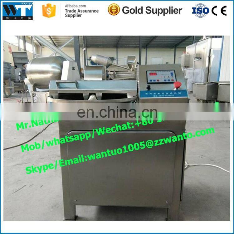 Commercial high speed meat chopper bowl cutter machine