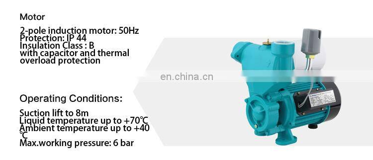 Factory hot sales Electric Vortex peripheral Water Pump for Sale