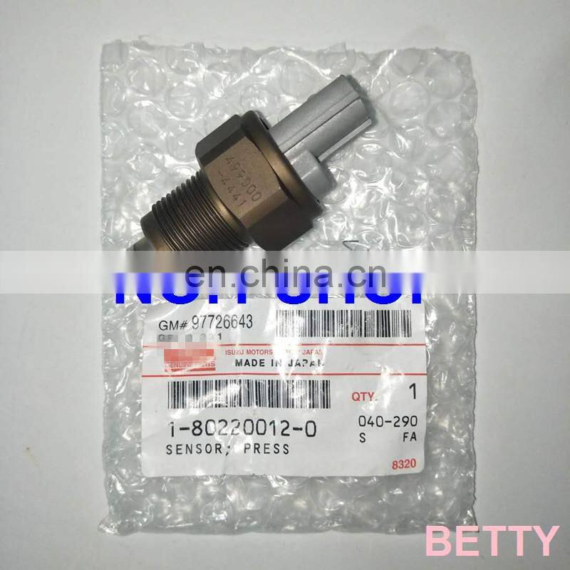 100%  original and new  part  1-80220012-0 fuel pressure sensor 499000-4441 made in jp