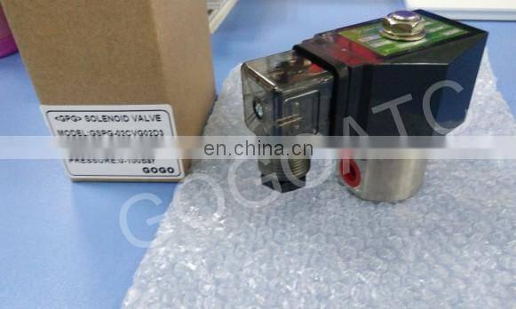 SPG-02 stainless steel 1/4 100bar 2mm DC24V high pressure co2 solenoid valve