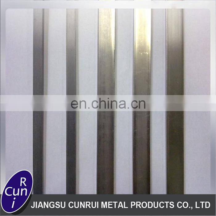 Hot rolled 316 stainless aluminum steel test certificate used mild steel flat bar