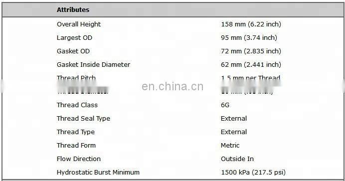 High Efficiency Truck Filter H34WK Spin-on Filter FF5646 Fuel Filter