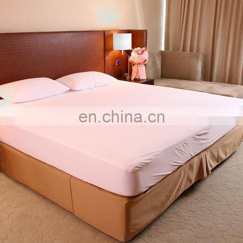 Waterproof Bed Bug Proof Terry Towelling Mattress Pad Cover/Waterproof Mattress Protector bed cover
