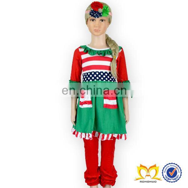 Latest Fashion Summer Dresses Pants 3 pcs/set 2019 Baby Persnickety Remake Pajamas China Posh Boutique Clothing Manufacturers