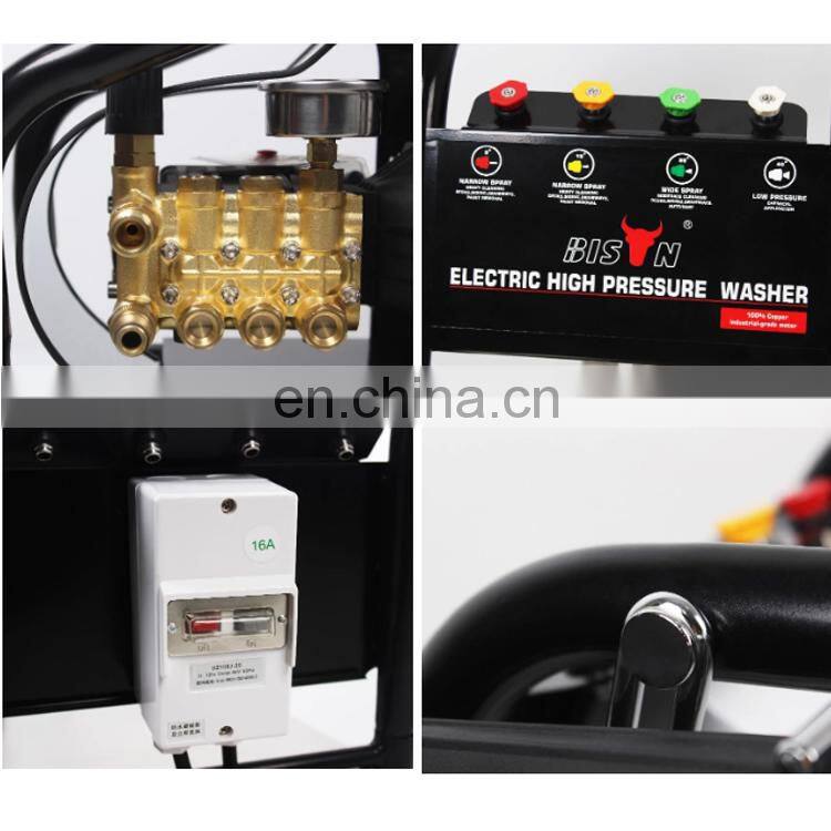 250 Bar 5.5KW Cold Water Jet Car Washing Spray High Pressure Water Jet Cleaning Machine