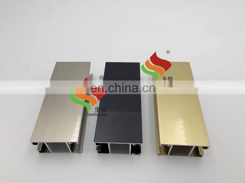 Factory supply sandblasting electrophoresis extrusion aluminium profiles 6063 t5 for sliding window & door series