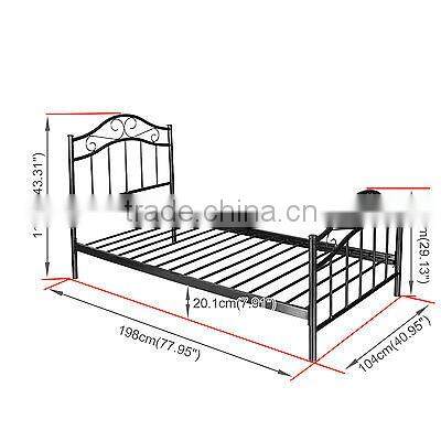 Factory offer good price single metal bed