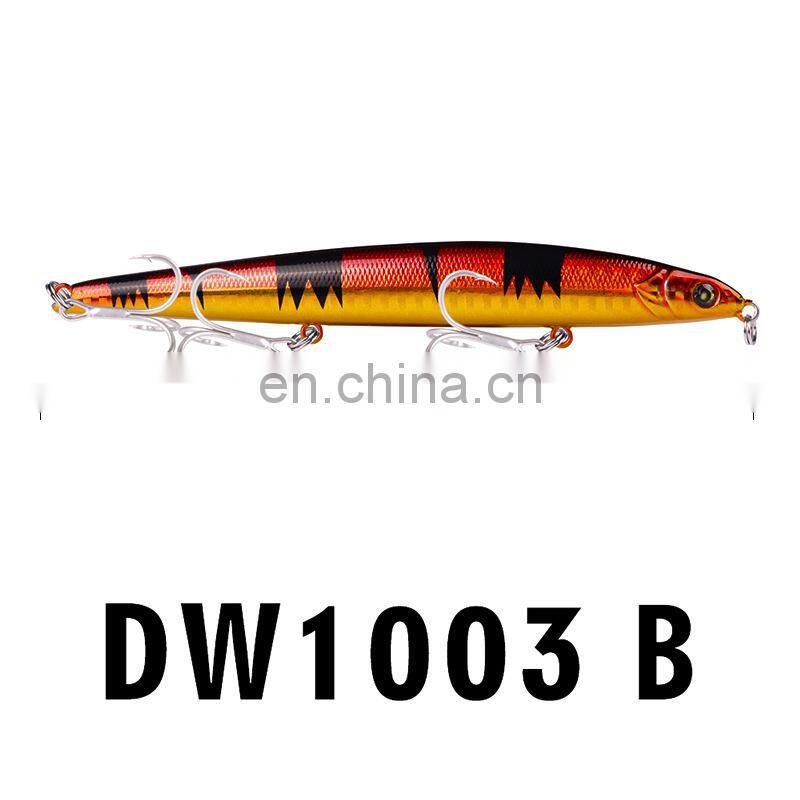 12.8cm sea fishing lure bait plastic hard bionic bait 21.5g lure 6 color poppa pencil lure topwater