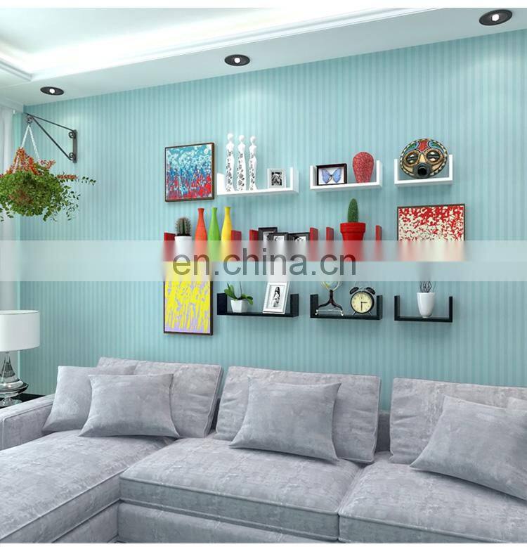 Wooden Floating "U" Wall Ledge Shelf home decor design pictutes sets