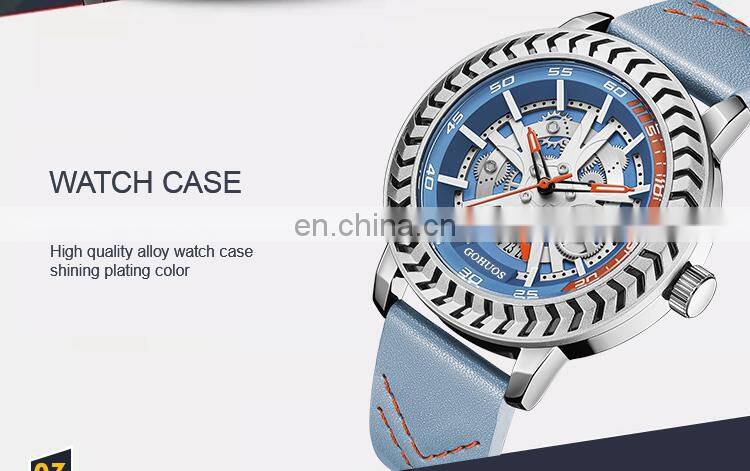 Gohuos UV2010 Tourbillon Automatic Man Watches Waterproof Fashion Mens Mechanical Watch