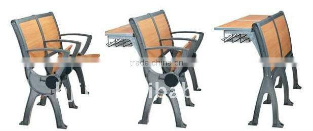 durable aluminum leg college student clasroom desk and chair TC-905A-L