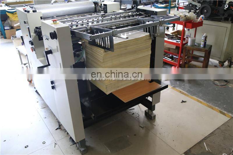 ZYWJ650 Automatic pu book cover carton Embossing Machine with Feeder, auto sheet feed kraft paper board embosser equipment