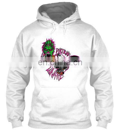 OEM Rubber Print Fitness Pullover Workout DIRT BIKE MOTOCROSS Biker Drawstring Man Sweatshirts Hoodies