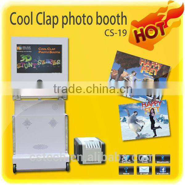 Cool Clap Photo Service Portable Folding Cabins Photo Booth