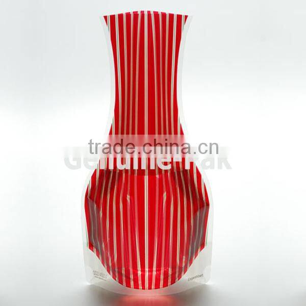Hot selling for 2015 foldable water bottle with the shape of vase
