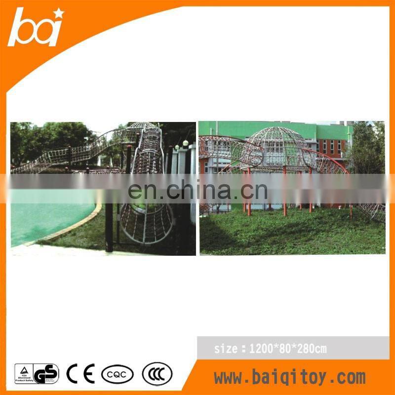 Fantastic kids play playground outdoor backyard climbing rope for sale
