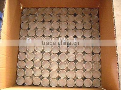 50g matte white double layers cream jars, frosted white two layers facial cream jars/containers