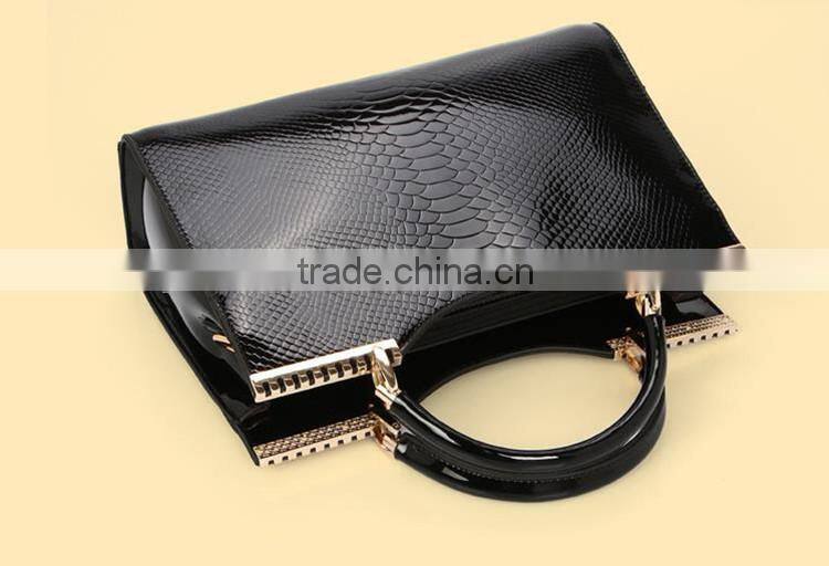 western fashion snake skin pattern ladies purses and handbags