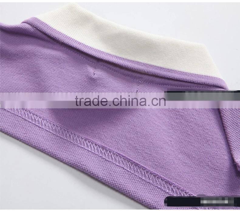 The new 2015 summer wear women's cotton and colorful candy color collar short sleeve polo shirt