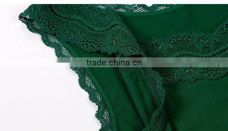 2015 New Style Girls Sexy Tank Top with lace Summer Vest Bulk Buy From China