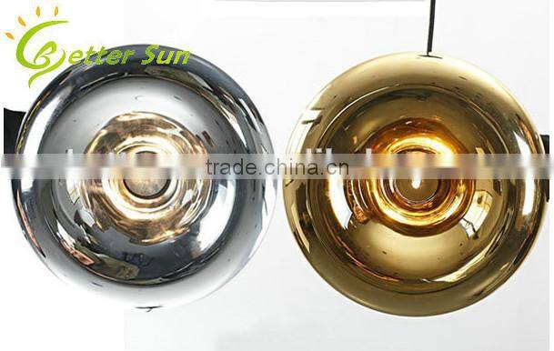 Modern Glossy Decorative Hanging Glass Pendant Light