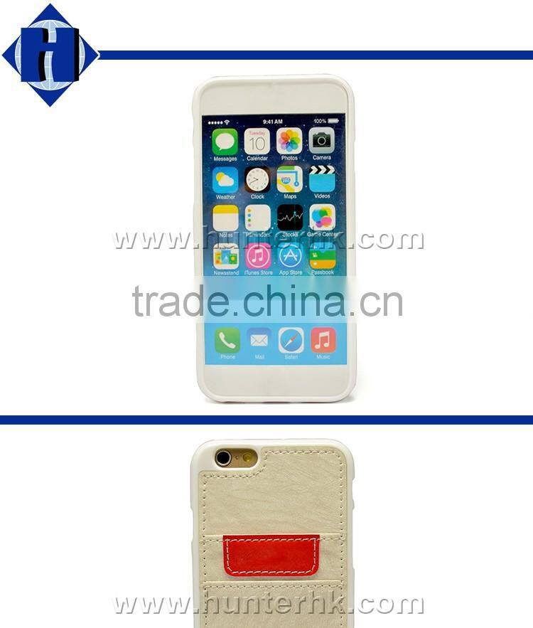 Back Card Slot TPU Gel For 6S Case