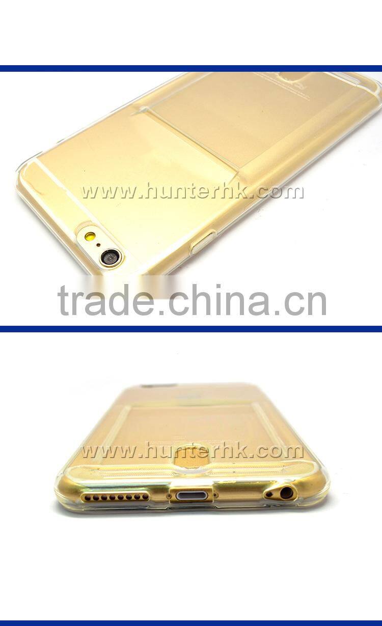 Simple Clear TPU Back Cover For iphone6 5.5inch