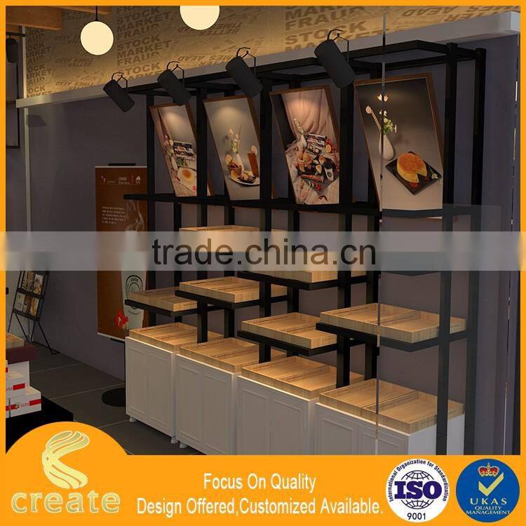 Good cake display showcase price of commercial display cake shop
