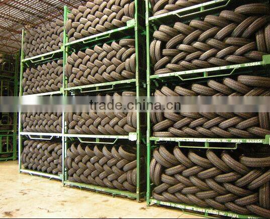 Stacking detachable steel tyre rack for storage