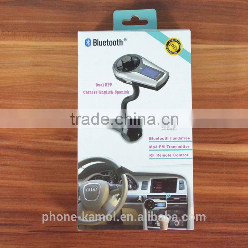 shenzhen popular model M398 steering wheel bluetooth fm transmitter car kit