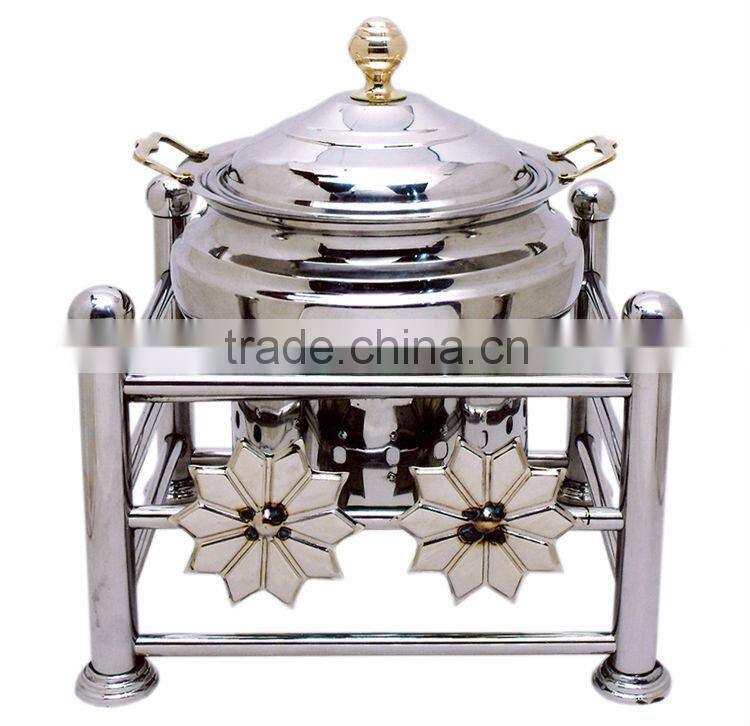 Steel Cheffing Dish, Wedding & Party utensils, food serving dish, hot keeping dish, Catering item, Hotel & Restaurant utensils