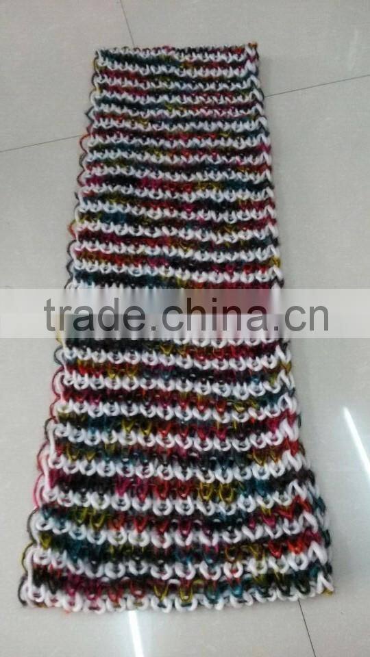 Wholesale 10 Colors in Stock Fashion Lady New Colorful Knitted Winter Loop Scarf
