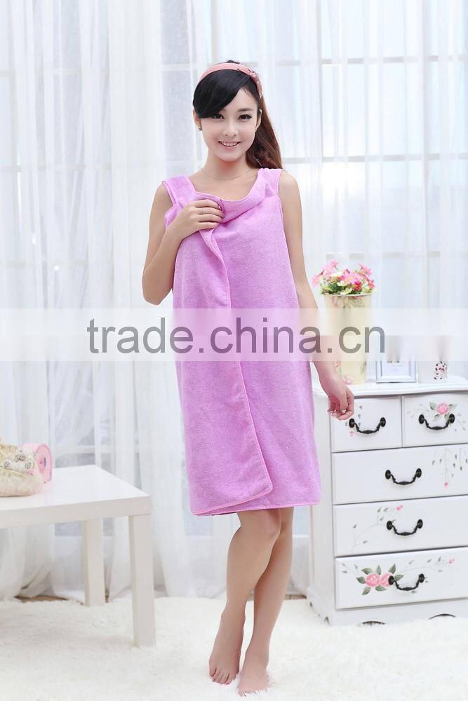 Custom Microfiber Ladies Bath Towel Dress