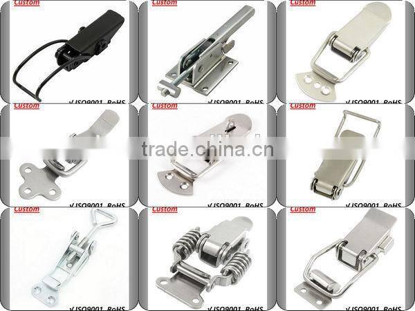 metal clasp lock, spring loaded latch,spring toggle latch lock