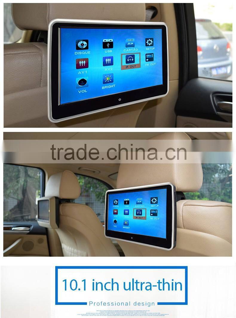 Touch Screen High Resolution 1024*600 10.1 inch car lcd monitor with hdmi input
