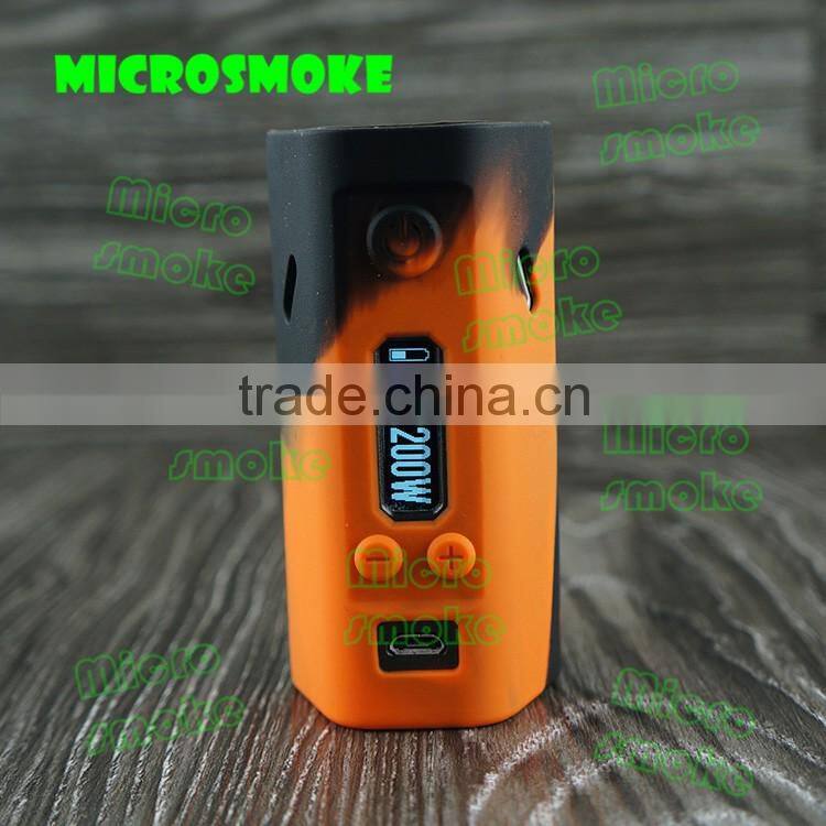 Colorful silicone skin Perfect fit for Variable Wattage 1-200W Reuleaux RX200W Vape Mod,TC Box Reuleaux RX200W silicone case