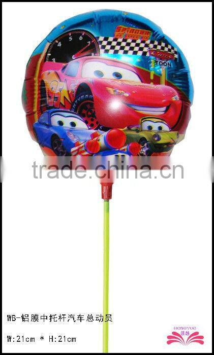 8.5inch cartoon balloon within stick