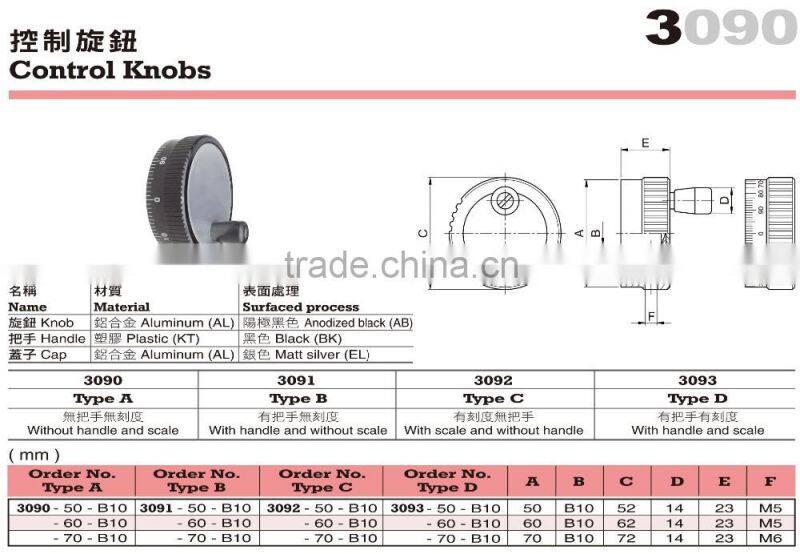 Handle and knob, gear shift knob