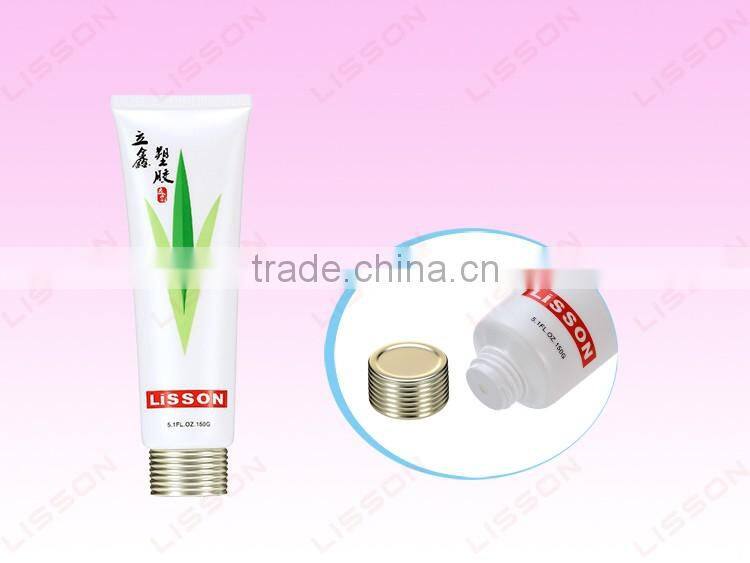 70ml to180ml Lisson Cosmetic Round Plastic Tube With Anti-wear and Anti-Shock Cap