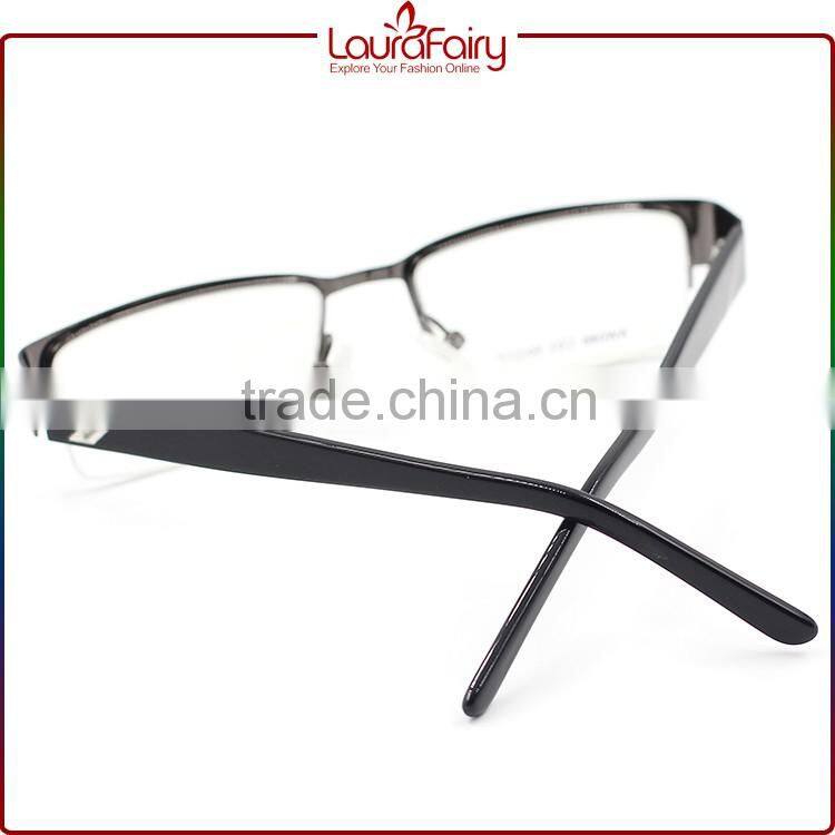 Laura Fairy 2016 Popular Designer Stainless Steel Eyeglass Optical Frames For Men