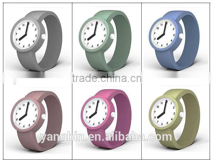 Silicone watches with japan quartz movement for girls wholesale watches