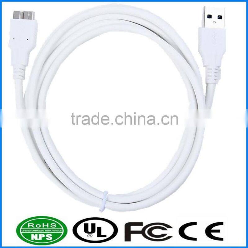 USB3.0 Cable AM To MicroB Cable stranded copper Charging cable For Smart Phone Dataline